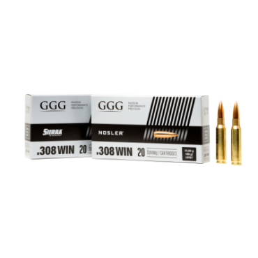 Amunicja GGG .308WIN 175gr/11,34g HPBT - Nosler