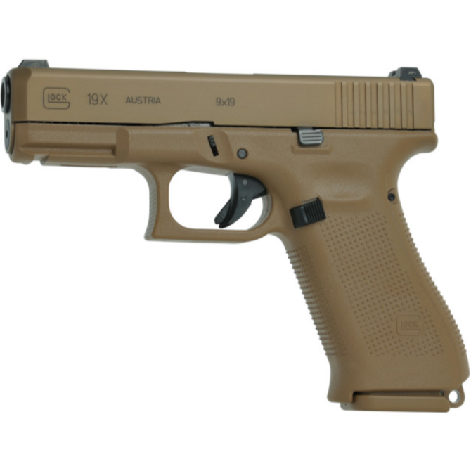 Pistolet Glock 19X - 9x19mm - Coyote (47197)