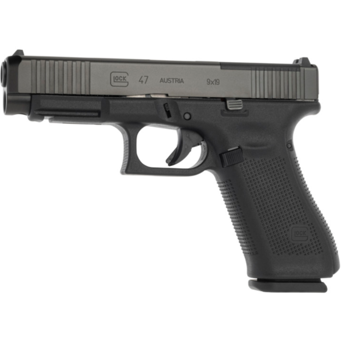 Pistolet Glock 47 MOS Tactical - 9x19mm - Czarny (74016)