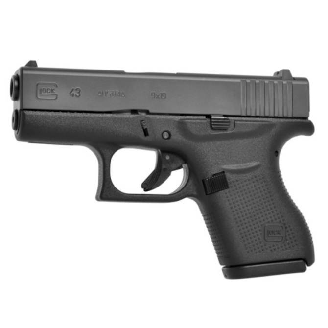 Pistolet Glock 43 - 9x19mm - Czarny (33548)