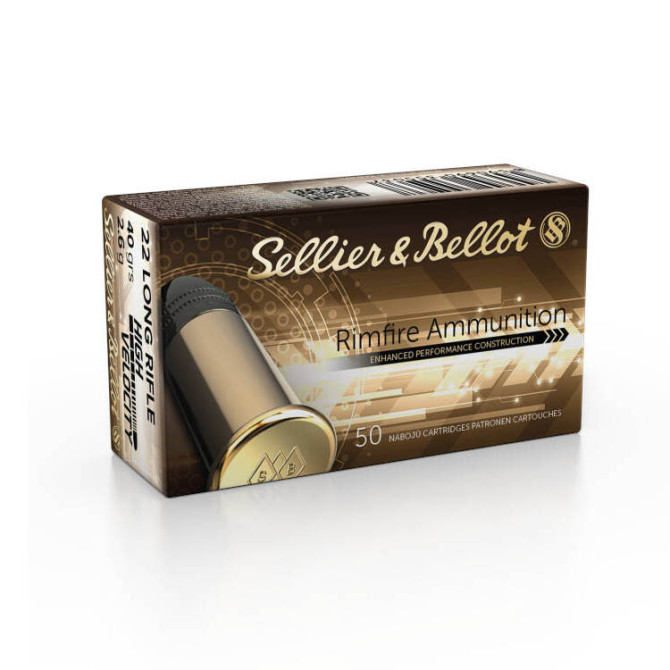 Amunicja Sellier & Bellot .22LR 40gr/2,6g High Velocity