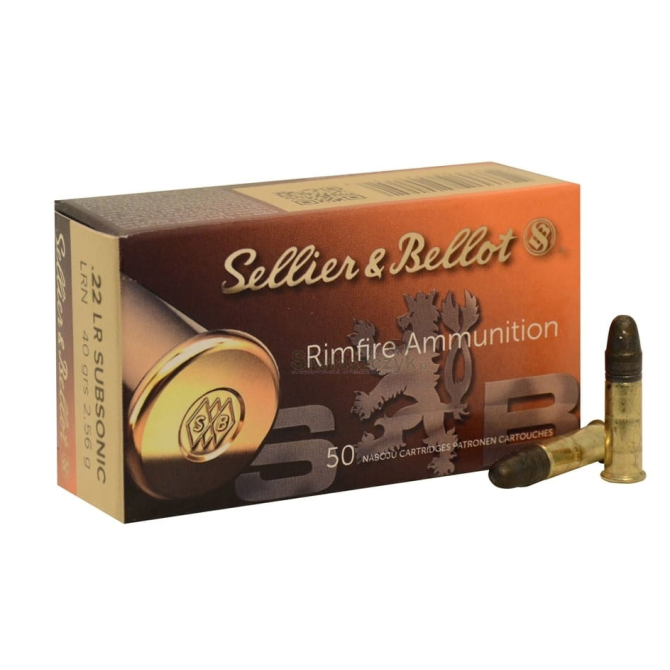 Amunicja Sellier & Bellot .22LR 40gr/2,6g LRN Subsonic