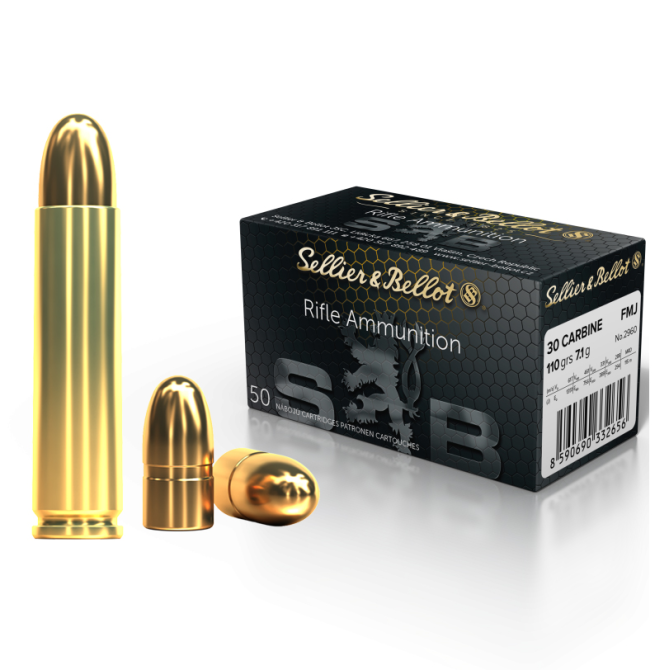 Amunicja Sellier & Bellot .30 Carbine 110gr/7,1g FMJ