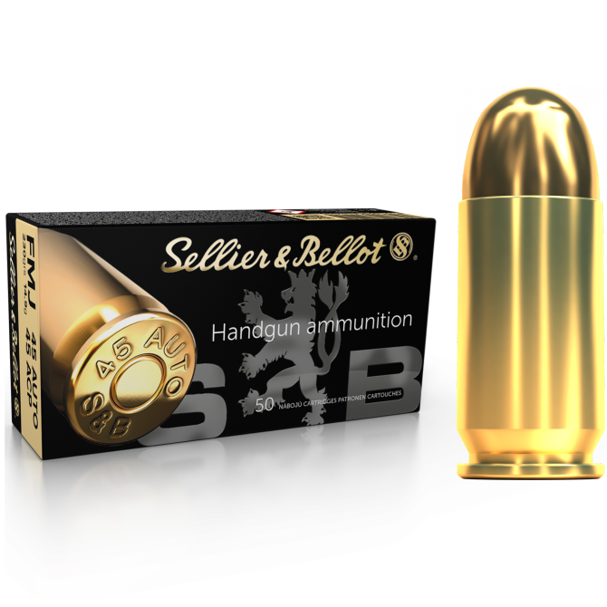 Amunicja Sellier & Bellot .45 ACP 230gr/14,9g FMJ