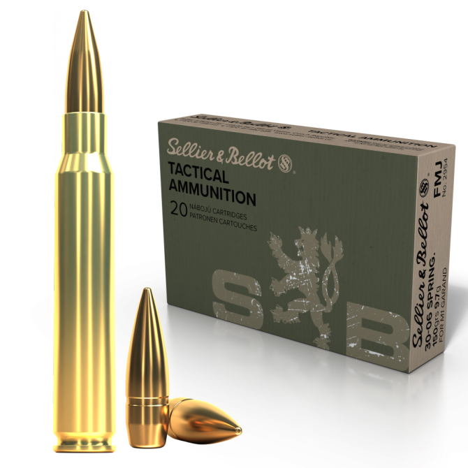 Amunicja Sellier & Bellot 30-06 150gr/9,7g FMJ (M1 Garand)