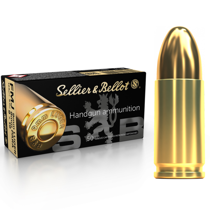 Amunicja Sellier & Bellot 9x19 124gr/8,0g FMJ