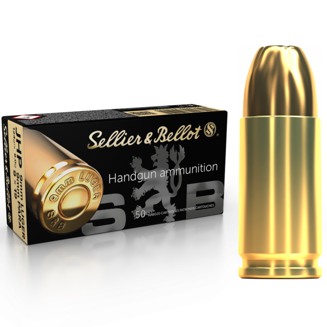 Amunicja Sellier & Bellot 9x19 124gr/8,0g JHP