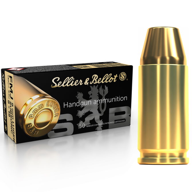 Amunicja Sellier & Bellot 9x19 140gr/9,0g FMJ Subsonic