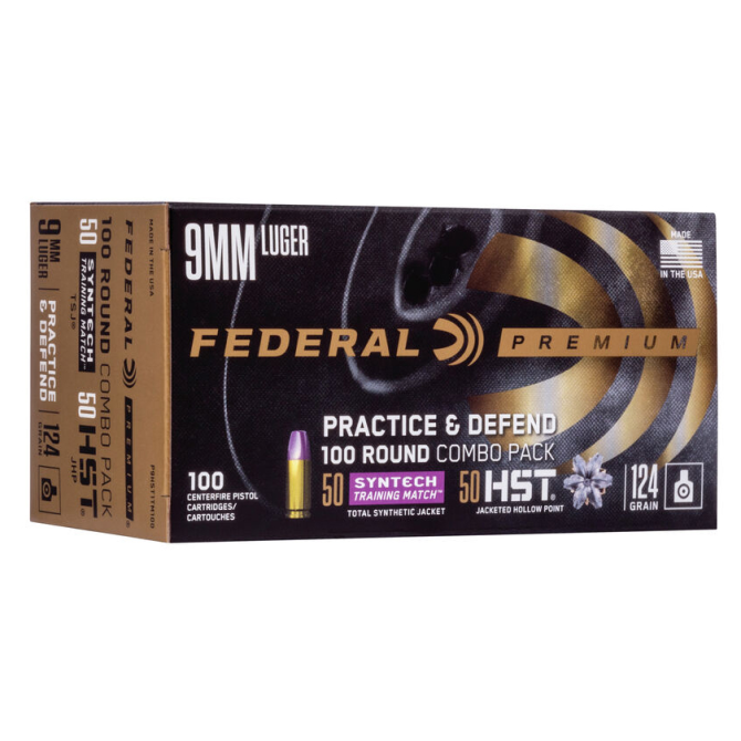 Amunicja Federal  9x19 124gr/8,03g HST JHP Tactical