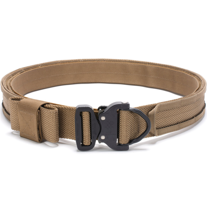 Pas Bayonet Storm MOLLE Belt - AustriAlpin Cobra D-Ring - Coyote