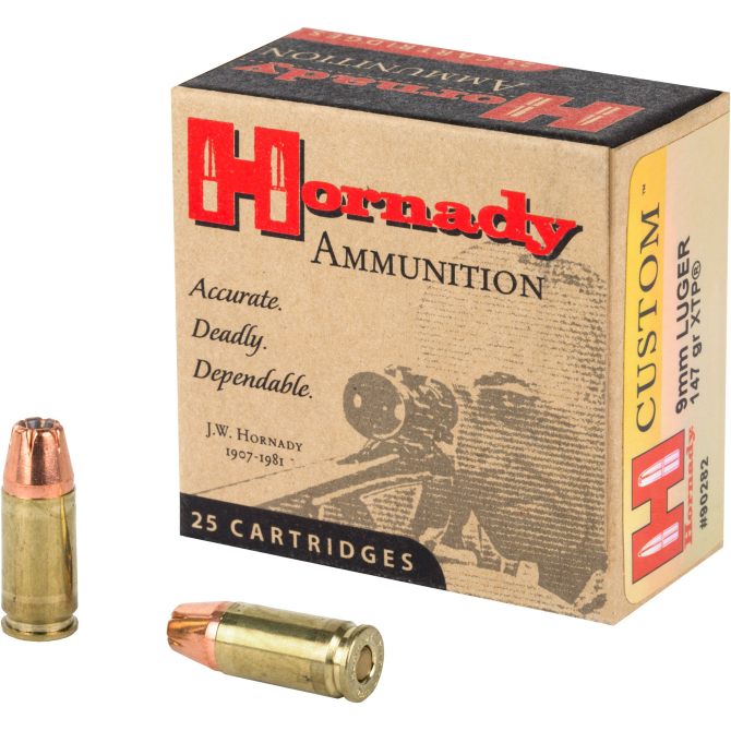 Amunicja Hornady 9x19 147gr/9,5g XTP