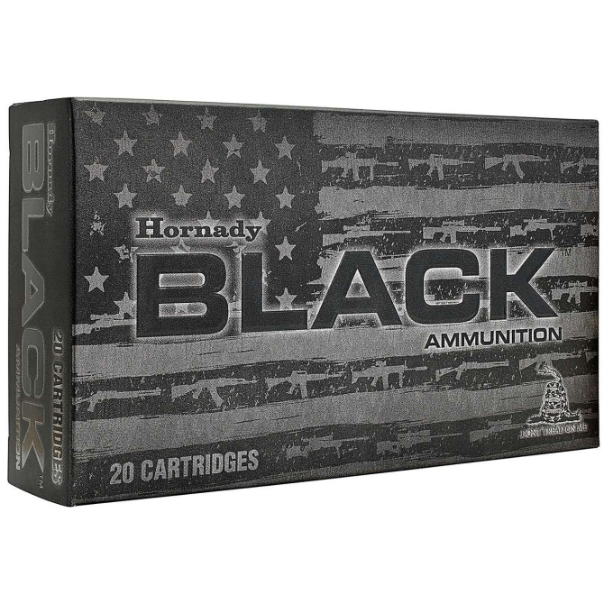 Amunicja Hornady .223REM 75gr/4,85g BTHP Black