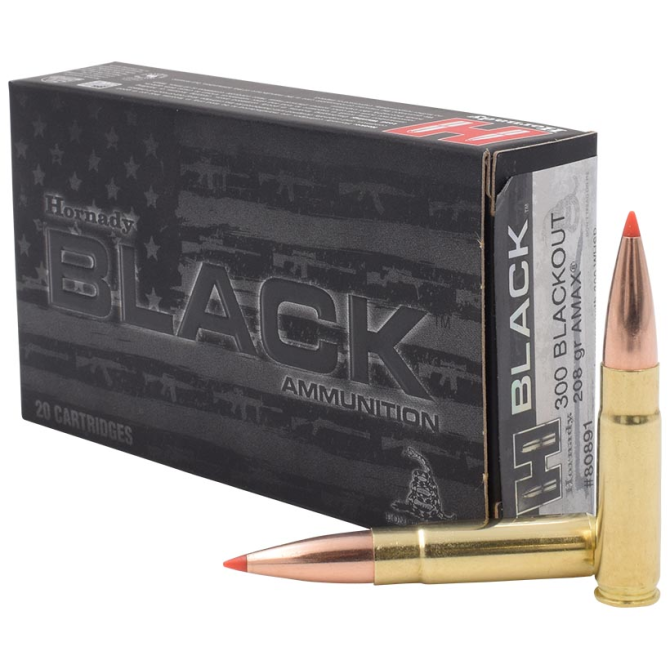 Amunicja Hornady .300AAC 208gr/13,48g A-Max Black