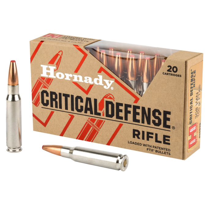 Amunicja Hornady .308WIN 155gr/10g FTX Critical Defense