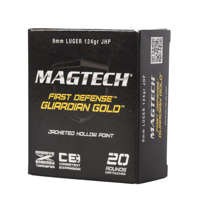 Amunicja Magtech 9x19 124gr/8,0g JHP Guardian Gold