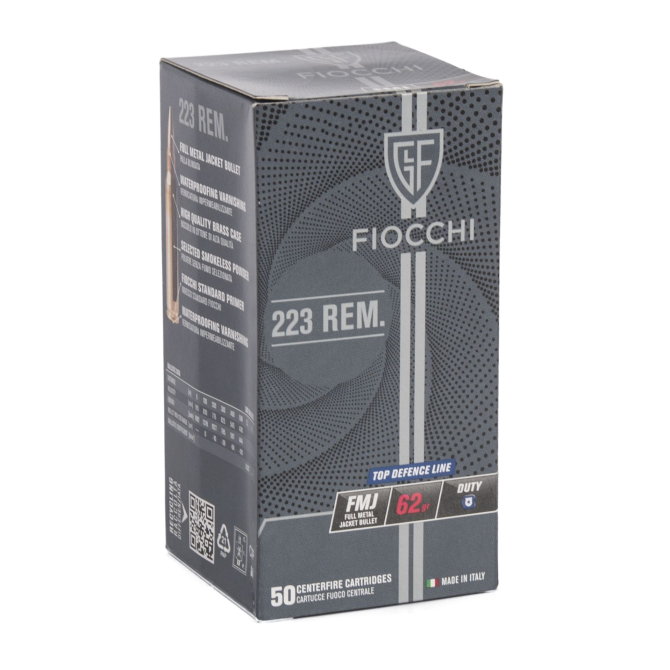 Amunicja Fiocchi .223REM 62gr/4,0g FMJ