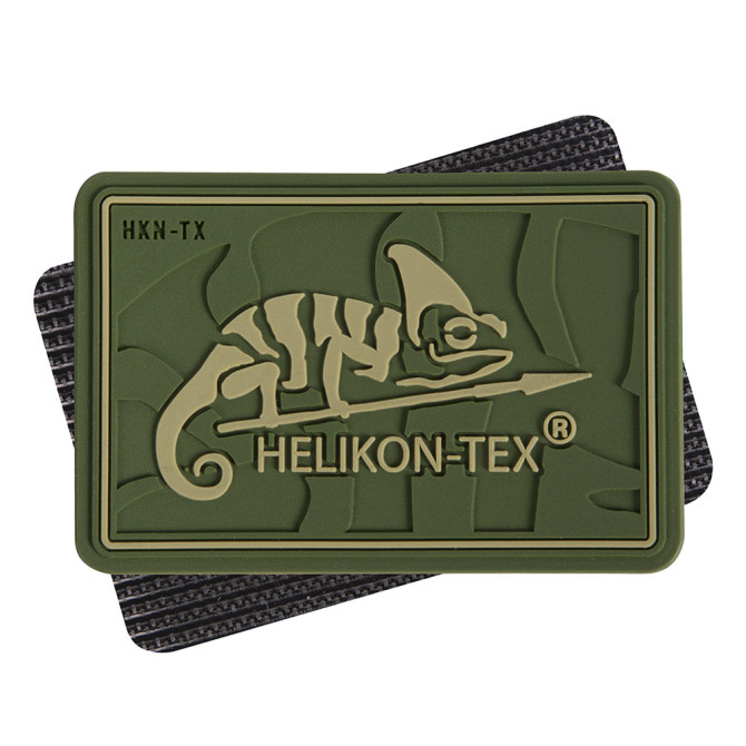 Naszywka Helikon Logo PVC - Olive Green