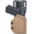 Kabura GR Kydex TACO OWB Drop Panel Holster - Canik Rival + Streamlight TLR7A - Coyote