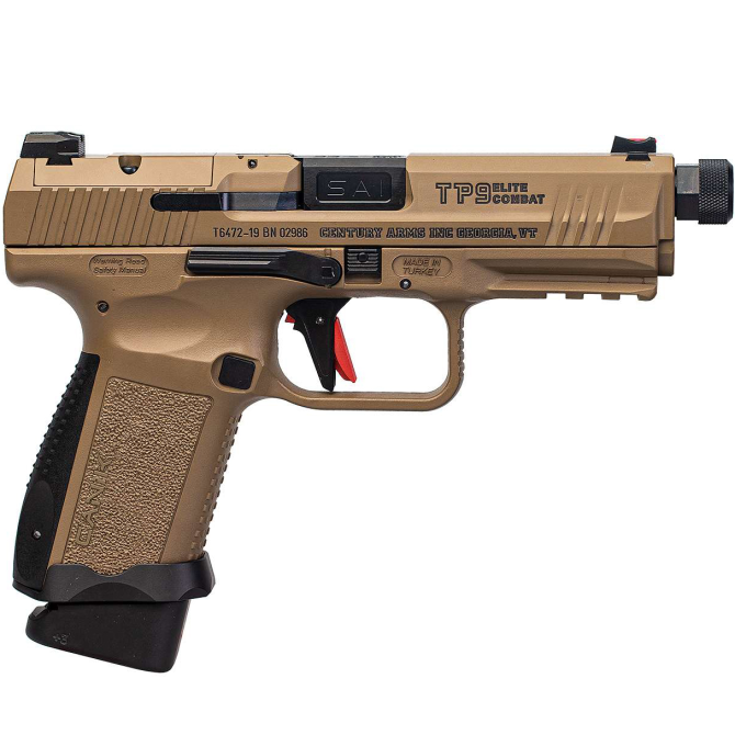 Pistolet Canik TP9 Elite Combat - 9x19mm - FDE