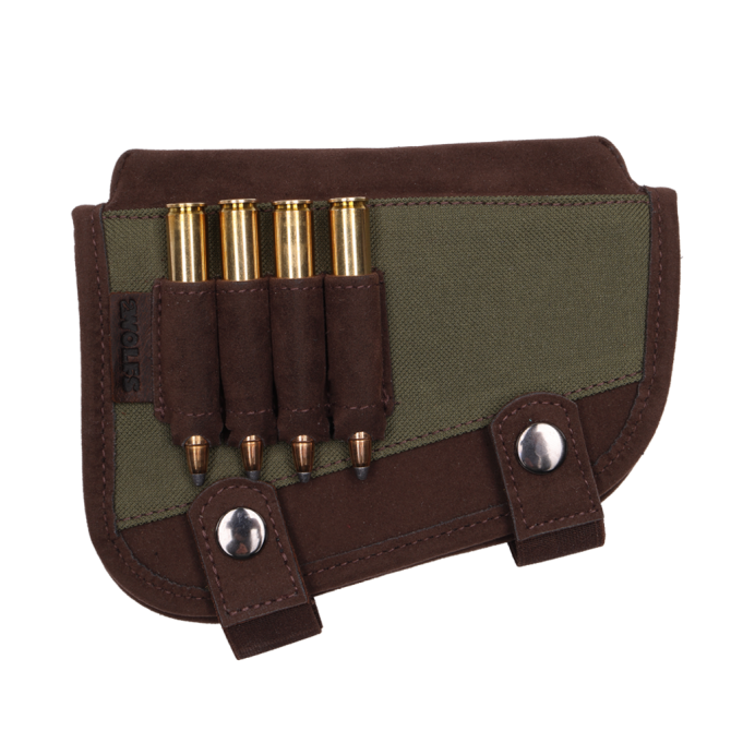 Ładownica na kolbę 2WOLFS PUMA III Buttstock Ammo Holder - Zielona