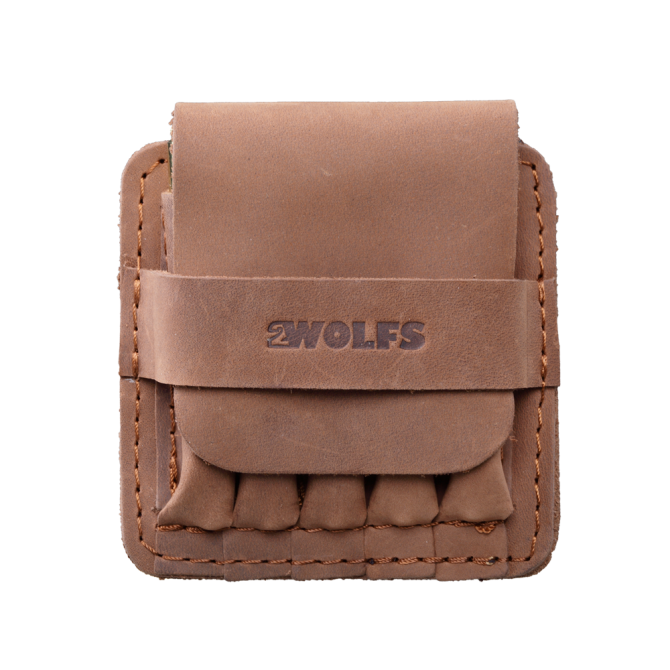 Ładownica myśliwska 2WOLFS COYOTE Ammo Holder - Leather Brown