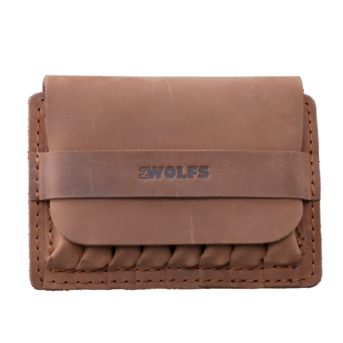 Ładownica myśliwska 2WOLFS WOLF Ammo Holder - Leather Brown