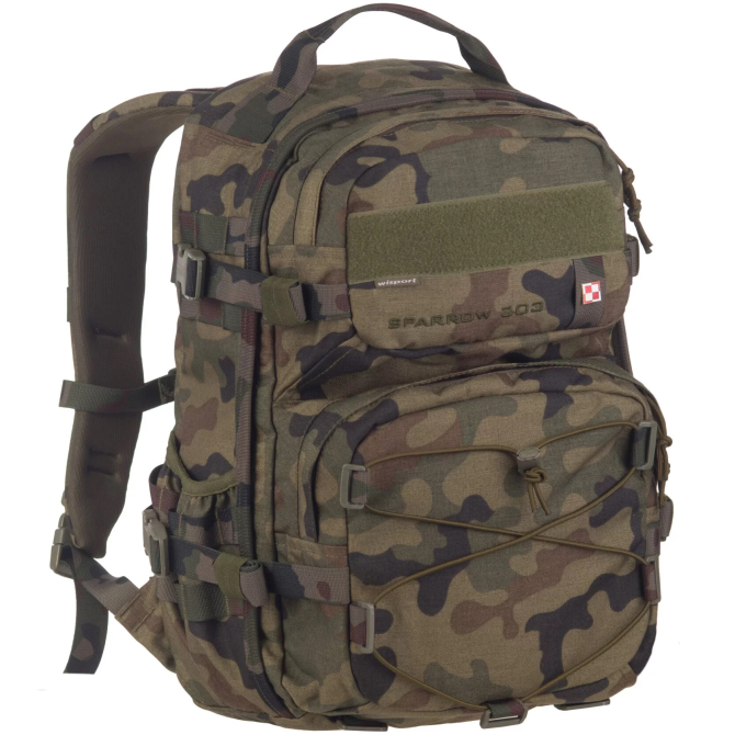 Plecak Wisport Sparrow 303 - 30l - PL Woodland / wz.93