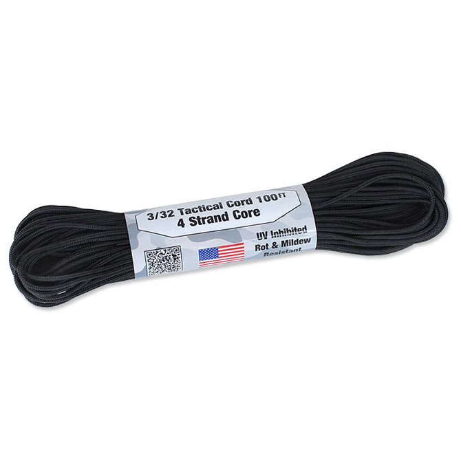 Linka Tactical Cord 3/32- 2.2 mm - Czarna