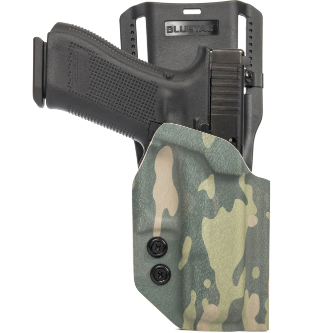 Kabura GR Kydex TACO OWB Drop Panel Holster - Glock 45 - Multicam Tropic