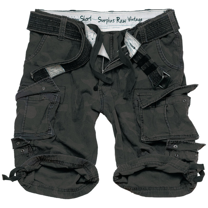 Spodenki Surplus Division Short - Black Camo