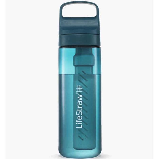 Butelka z filtrem do wody LifeStraw Go 2.0 Water Filter Bottle - 650 ml - Laguna Teal