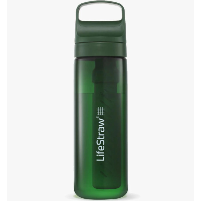 Butelka z filtrem do wody LifeStraw Go 2.0 Water Filter Bottle - 650 ml - Terrace Green