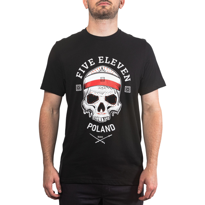 Koszulka 5.11 Decorated Skull Poland T-shirt - Czarna (76194PO-019)