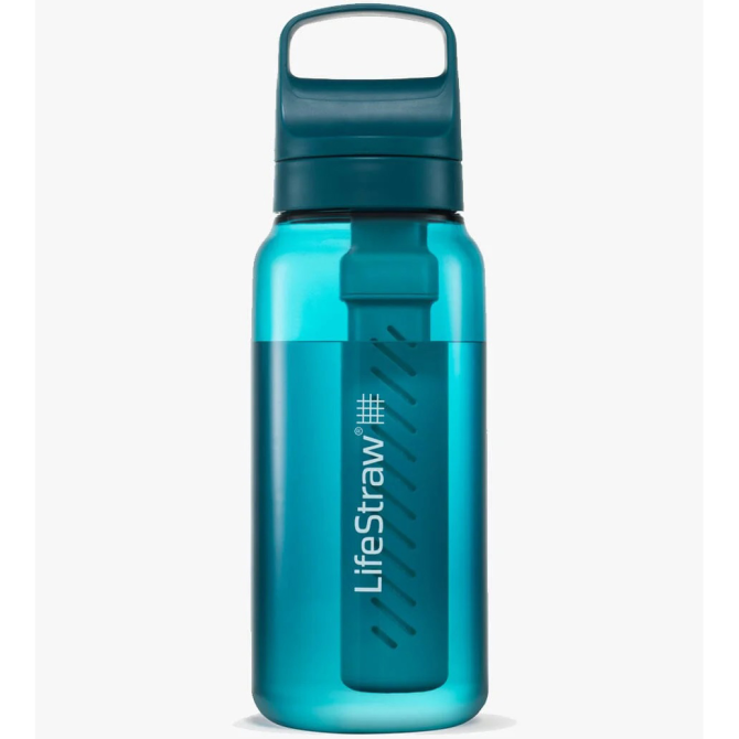 Butelka z filtrem do wody LifeStraw Go 2.0 Water Filter Bottle - 1l - Laguna Teal