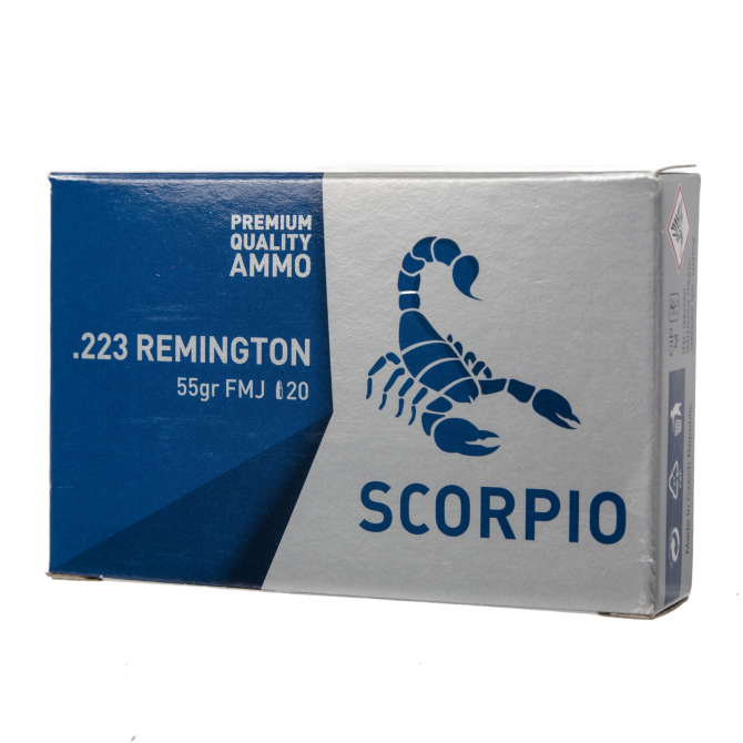 Amunicja STV Scorpio .223 Remington - 55 gr (3.6 g) FMJ