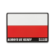 Naszywka 5.11 Poland Flag ABR Patch (92199PO)