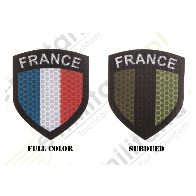 Naszywka IR/IFF Combat-ID Gen. 1 - Tarcza France v.1