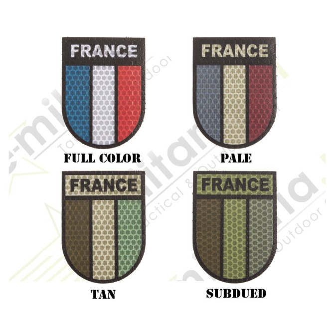 Naszywka IR/IFF Combat-ID Gen. 1 - Tarcza France v.2