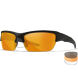 Okulary Balistyczne Wiley X Valor 2.5 - Black Frame - Grey/Clear/Light Rust (CHVAL06)