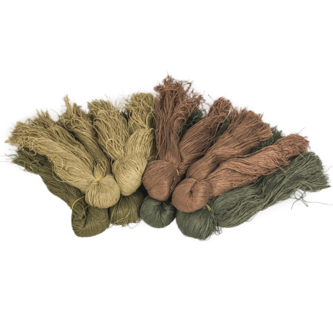 Włóczki maskujące GHILLIE Fiber Yarns - Woodland