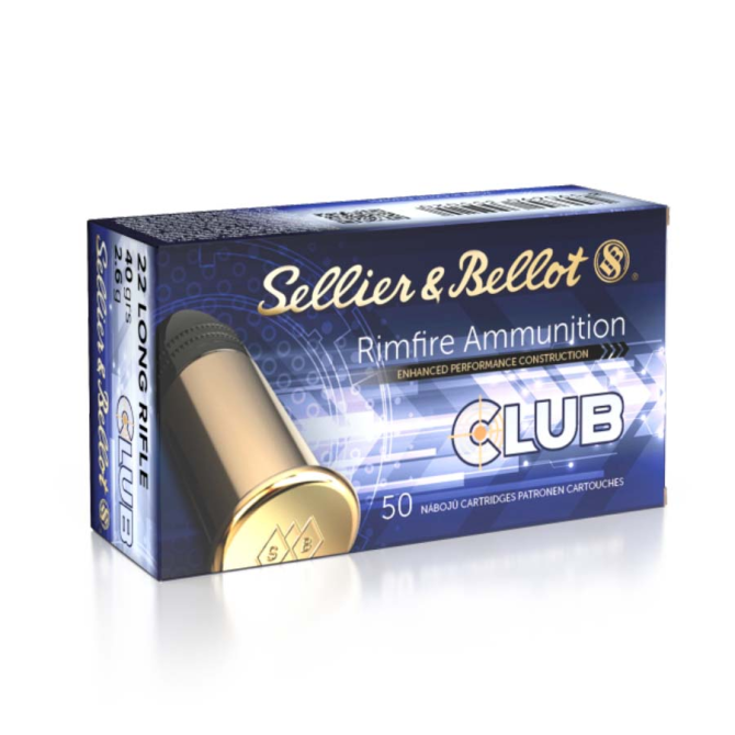 Amunicja Sellier & Bellot  .22LR 40gr/2,6g LRN Club