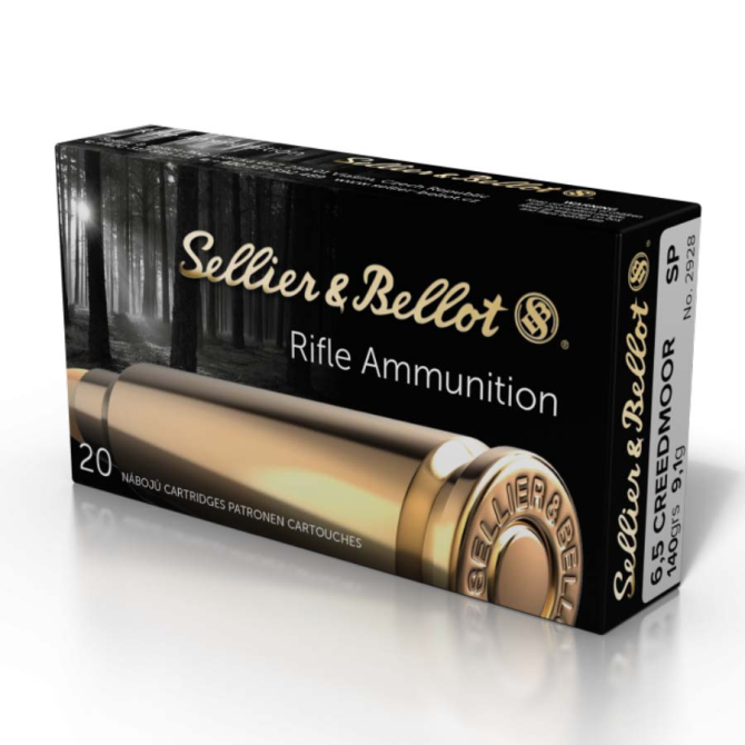 Amunicja Sellier & Bellot  6,5 Creedmoor 140gr/9,1g SP