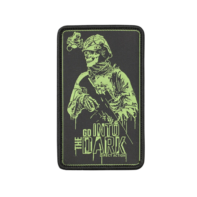 Naszywka Direct Action Into The Dark Morale Patch - Black