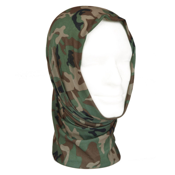 Szalokominiarka Mil-Tec Multifunction Headgear - Woodland