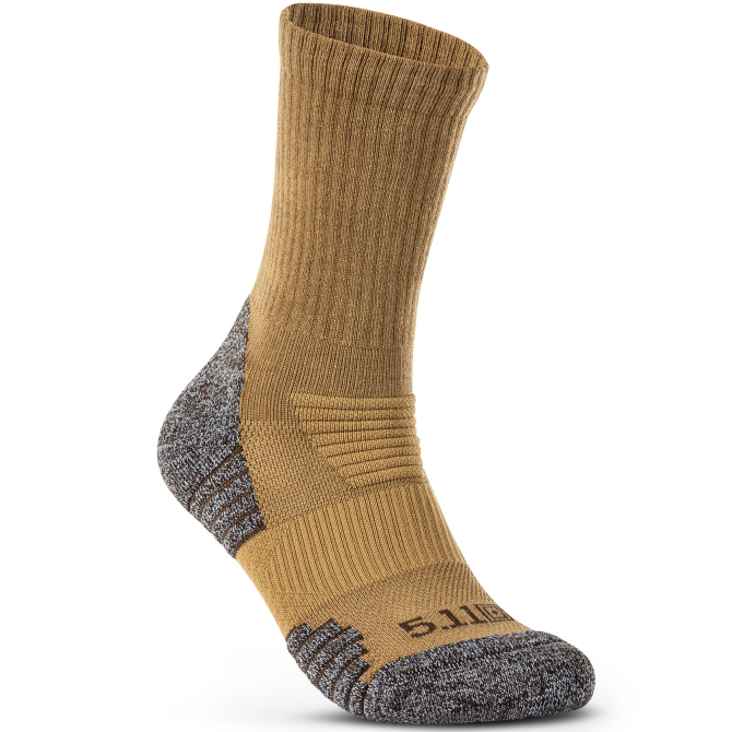 Skarpety 5.11 Duty Ready Ultra Crew Socks (2-Pack) - US Dark Coyote (10046-389)