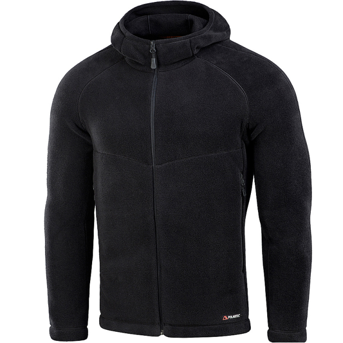 Bluza Polarowa M-Tac Sprint Polartec Fleece Hoodie - Czarna (20485002)