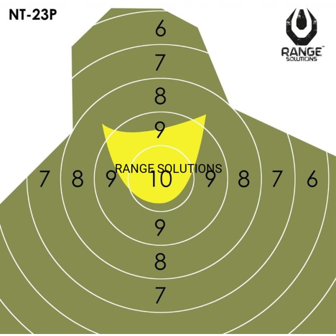 Tarcze strzeleckie NT-23P Popiersie Range Solutions - 50 szt