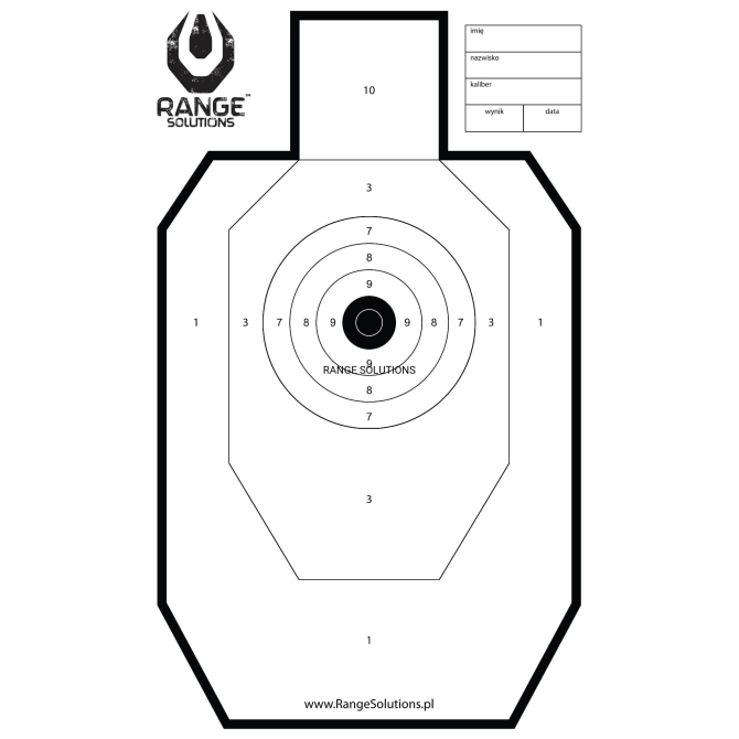 Tarcze strzeleckie Range Range Solutions - 50 szt