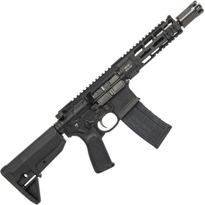 Karabinek PWS MK107 MOD 2-M  SBR 7.75" - kal. 5.56x45mm / .223REM - Czarny