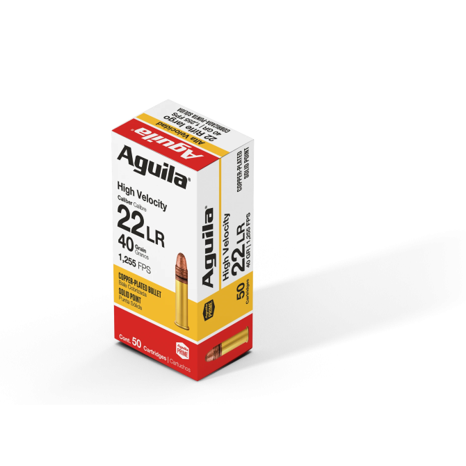 Amunicja Aguila .22LR 40gr/2,6g HV Miedziowana